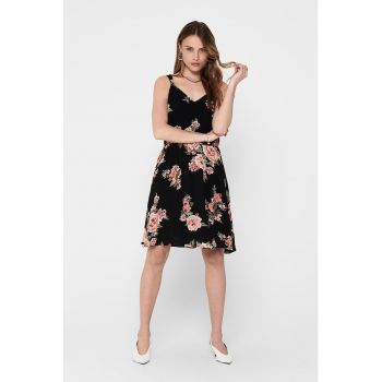 Rochie mini cu imprimeu floral Karmen ieftina