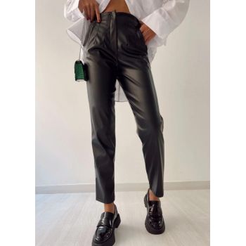 Pantaloni dama piele ecologica