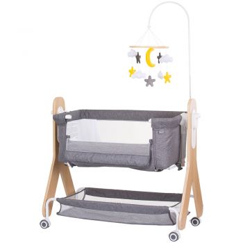 Patut Co-Sleeper Chipolino Heart 2 Heart graphite de firma original