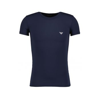 Tricou slim fit de casa din amestec de modal