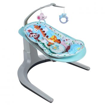 Balansoar electric 2 in 1, multifunctional, cu melodii si jucarii, Cradle Chair