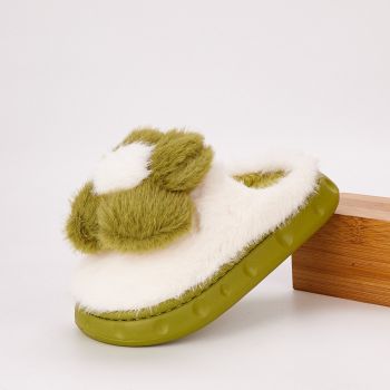 Papuci Fata Verde/Alb Calma