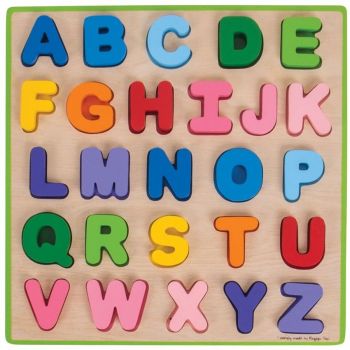 Puzzle colorat Alfabet