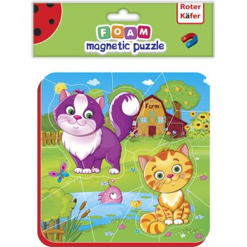 Puzzle magnetic Pisicute 16 piese