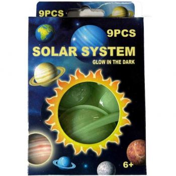 Set 9 piese Sistem Solar Fosforescent