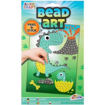 Set Creativ Mozaic Bead Art Dino 25x15cm
