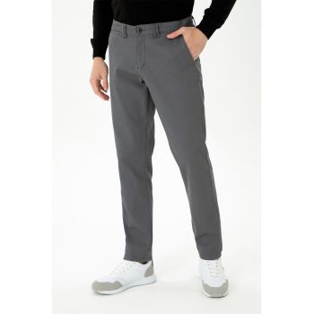 Pantaloni uni cu 5 buzunare