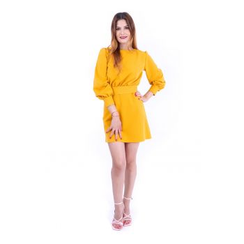 Rochie mini cu croiala in A