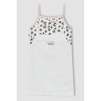 Set de top-uri din bumbac - 2 piese