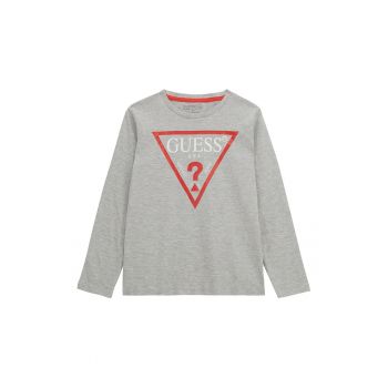Bluza din bumbac organic cu imprimeu logo