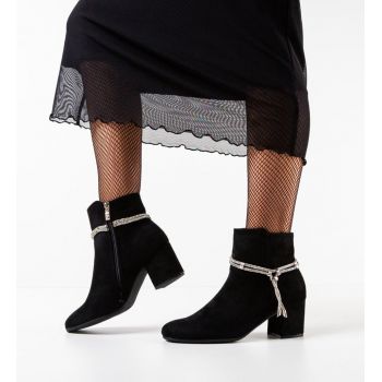 Botine dama Jarvis Negre