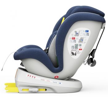 Scaun auto Tweety Plus Deluxe Buf Boof i-size rotativ 360 cu isofix 40-150 cm indigo