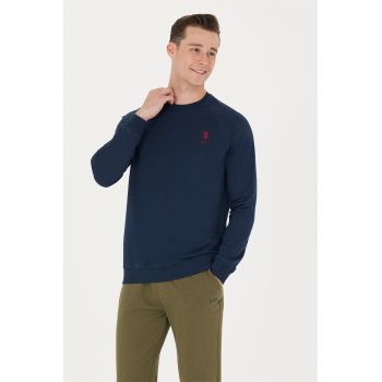 Bluza de trening din bumbac cu maneci raglan