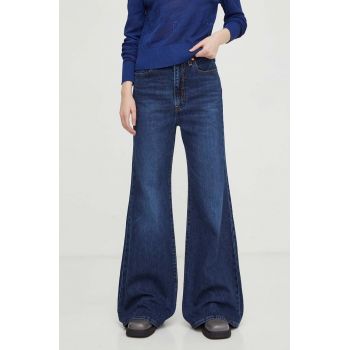 Levi's jeansi RIBCAGE BELLS femei high waist