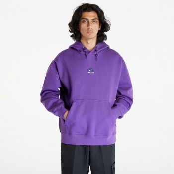 Nike ACG Therma-FIT Fleece Pullover Hoodie UNISEX Purple Cosmos/ Summit White