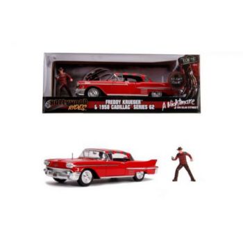 Macheta Metalica Freddy Krueger 1958 Cadillac Model 62 Scara 1 La 24 de firma originala