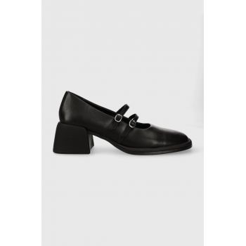Vagabond Shoemakers pantofi de piele ANSIE culoarea negru, cu toc drept, 5645.401.20 de firma originali