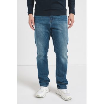 Blugi regular fit cu talie medie de firma originali