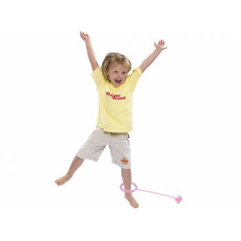 Coarda de sarit Hula Hoop cu lumini LED Pink la reducere