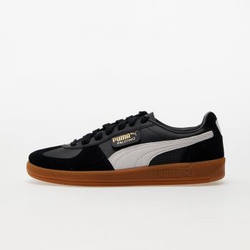 Puma Palermo Leather Puma Black-Feather Gray-Gum la reducere