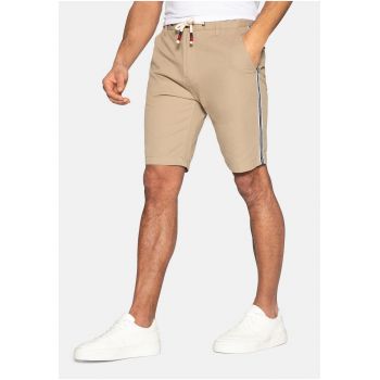 Pantaloni chino scurti cu snur in talie Seacliffe 3963