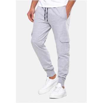 Pantaloni de trening cargo cu snur in talie Stefan 4685