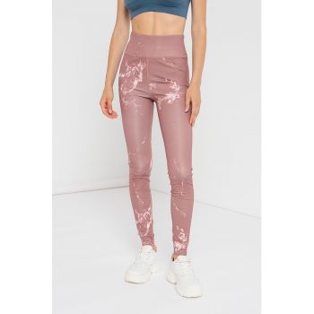 Colanti cu talie inalta si model tie-dye Casa