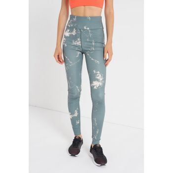 Colanti cu talie inalta si model tie-dye Casa