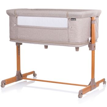 Patut Co-Sleeper si Tarc Chipolino Mommy n Me beige wood la reducere