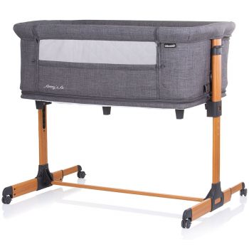 Patut Co-Sleeper si Tarc Chipolino Mommy n Me graphite wood la reducere