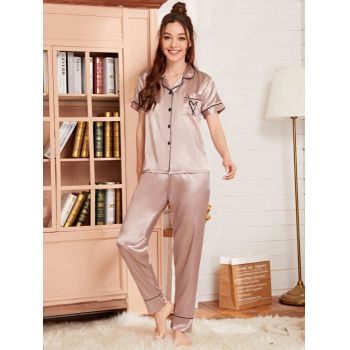 Pijama dama satin Letis ADCP0034 Adictiv ieftine