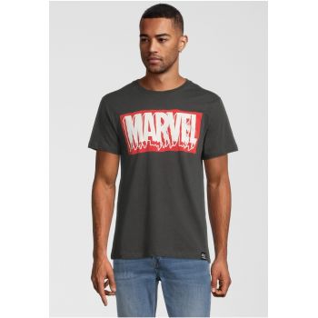 Tricou cu decolteu la baza gatului Marvel Slime Logo Vintage 4703