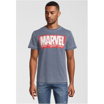 Tricou cu decolteu la baza gatului Marvel Slime Logo Vintage 4703