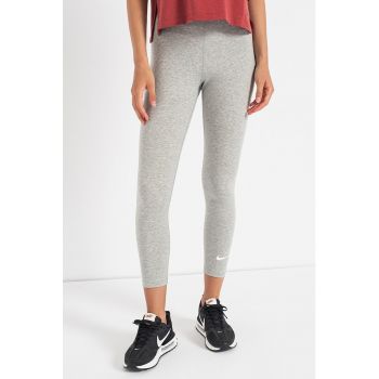 Colanti crop cu talie inalta