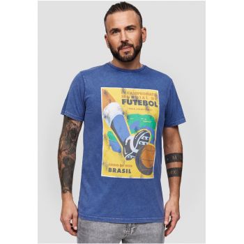 Tricou din bumbac cu imprimeu foto FIFA World Cup 1950 3281