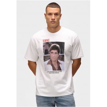 Tricou din bumbac Scarface 'All I have in this world' 7695
