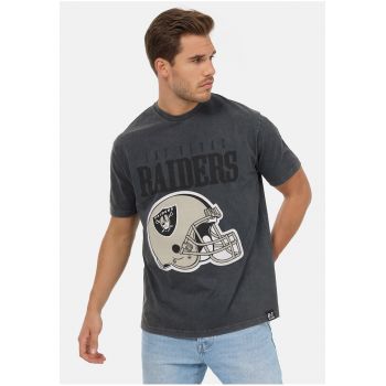 Tricou relaxed fit NFL Raiders Helmet 6289
