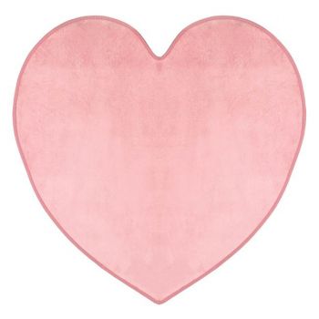Covor inima pentru copii,roz,90x90 cm