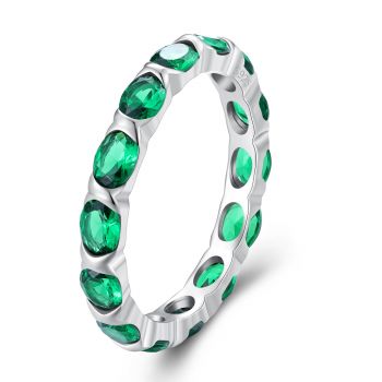 Inel din argint Green Gems de firma original