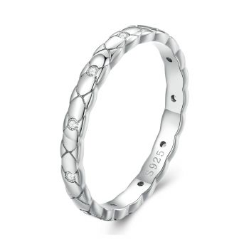 Inel din argint Thin Shiny Band ieftin