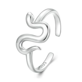 Inel reglabil din argint Simple Silver Snake de firma original