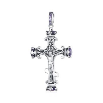 Talisman din argint Big Crucifix