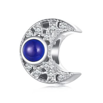 Talisman din argint Chameleon Half Moon