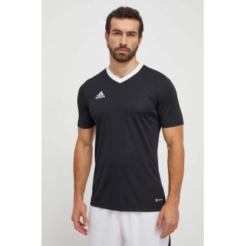 adidas Performance tricou de antrenament Entrada 22 culoarea negru, cu imprimeu  HE1573