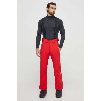 Descente pantaloni de schi Swiss culoarea rosu de firma originala