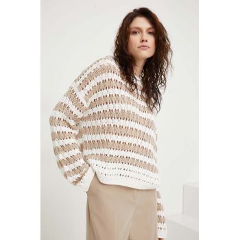 Answear Lab pulover femei, culoarea maro de firma original