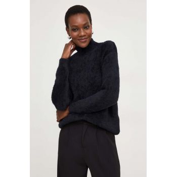 Answear Lab pulover femei, culoarea negru, cu turtleneck de firma original