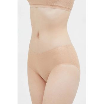 Chantelle chiloti SOFT STRETCH culoarea maro de firma originali