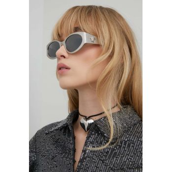 Versace ochelari de soare femei, culoarea gri