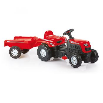 Jucarie Exterior Primul meu tractor cu remorca